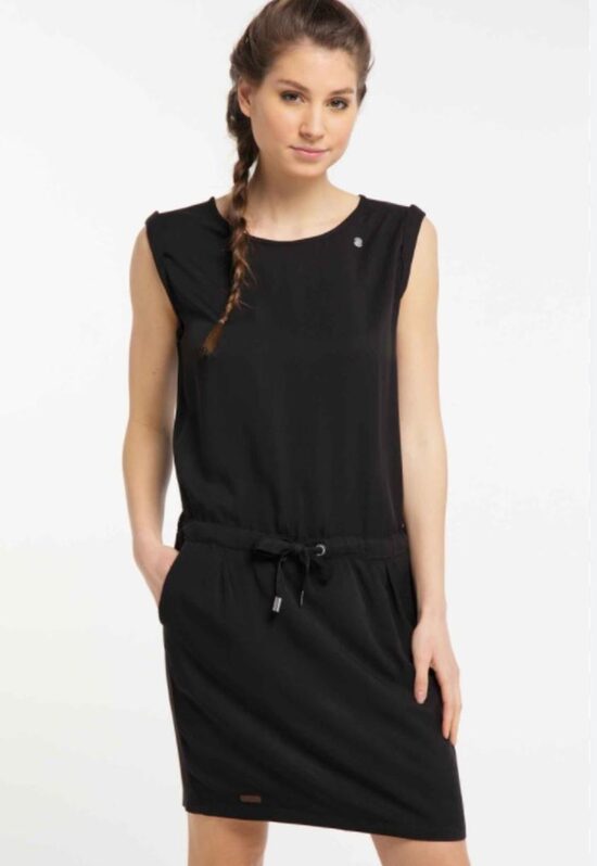 Ragwear melna kleita, izmērs XS